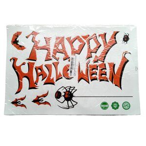 NEW Halloween Window Clings, 9 Sheets Party Decorations